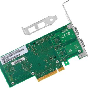 Elfcam®- Carte Ethernet 10Gb SFP+,  avec Intel X520-DA2/ X520-SR2-82599ES Chip, 10Go PCI Express x8 LAN Adapter, 10GbE NIC…
