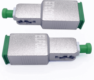 Elfcam – Atténuateur Fibre Optique LC/APC Monomode, Mâle/Femelle, Lot de 2