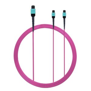 MPO 16 Fibres vers 2x MPO 8 Fibres Multimode OS2/OM3OM4 ,Polarité de Type B LSZH ,Disponible pour 40G/100G/200G/400G/800G/…