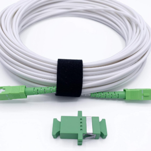 Elfcam® – Câble à Fibre Optique SC/APC à SC/APC Monomode, La Livraison avec Le Coupleur pour Rallonge Fibre Optique,…