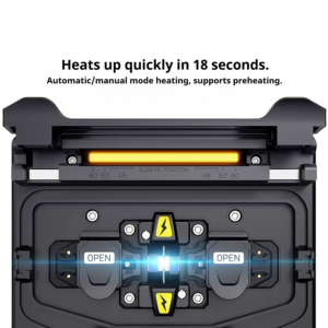 Soudeuse de fibres optiques K7 Pro – Haute précision ≤0,02 dB, écran tactile 5&Prime;, 6 moteurs, batterie 7800 mAh (240 c…