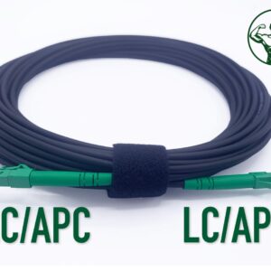 Câble à Fibre Optique en Acier Blinde LC/APC à LC/APC Simplex Monomode LSZH (Ref:3311)