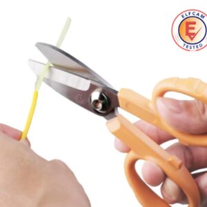 Elfcam® – Ciseaux Fibre Optique Kevlar pour Techniciens – Outil Professionnel Multifonction Coupe Câbles Soupl…