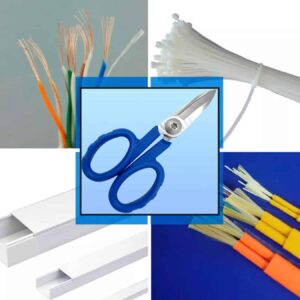 Elfcam – Kevlar Scissors for Fiber Optics, Super Multi Cutter Made in High Carbon Alloy Steel, Serrated Blade Shear …