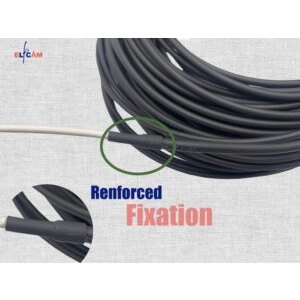 Elfcam® – Câble à fibre optique pour usage extérieur, LC/APC vers LC/APC OS2 Simplex, monomode, diamètre du câble 5,…