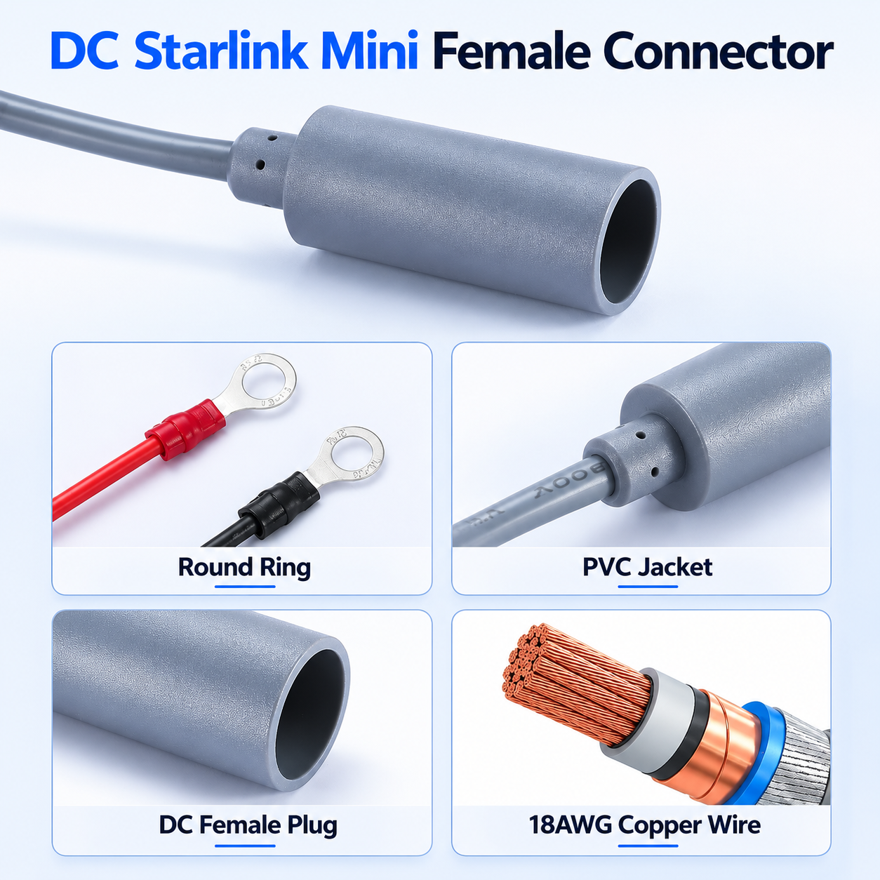 Adattatore 12 V per Starlink Mini, convertitore DC step-up da 12 V a 30 V 3,5 A, cavo di alimentazione intelligente Boost Starlink Mini, batteria esterna per accessori camper, ingresso 9-28 V, connettore DC impermeabile, nessuna caduta di tensione - immagine 5