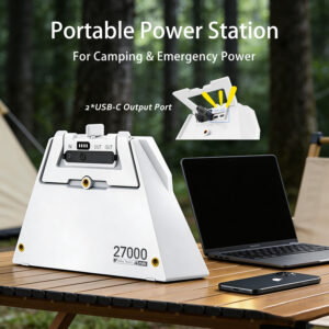 Elfcam – 99,9Wh Batterie Externe Clip-on pour Starlink Mini,Autonomie Jusqu’à 5 Heures, 2xSortie DC & USB-C, Su…