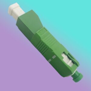 Elfcam® – Adaptateur/Coupleur pour Câble Fibre Optique LC/APC Femelle à SC/APC Male Monomode Simplex 9/125μm (Lot de…