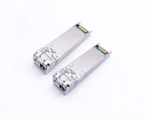 1 Paire 10Gbps SFP+ BiDi Module de Transceiver à Fibre Optique 1550/1490nm, avec la Fibre Port LC Simplex Monomode, Compat…