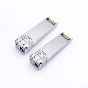 1 Paire 10Gbps SFP+ BiDi Module de Transceiver à Fibre Optique 1550/1490nm, avec la Fibre Port LC Simplex Monomode, Compat…