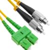 Cable de Fibra Óptica Dúplex FC/PC a SC/APC OS2 (Ref:3015)
