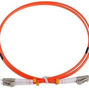 Câble à Fibre Optique LC/UPC à LC/UPC 50/125um OM2 Multimode Duplex, Orange (Ref:3303)