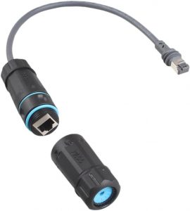 Elfcam – Adaptateurs de Câble Ethernet vers RJ45 Connecteurs pour Starlink Gen 3G /Mini, Coupleur de Réparation d&rs…