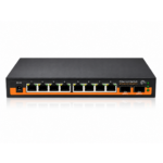 Switch de fibra ótica de 10 Gb compatível com o Freebox Ultra e o Orange Livebox 6, com 2 portas SFP+ de 10 Gb e 8 portas RJ45 Gigabit de 2,5 Gb, Plug & Play não gerido (2 portas 10 Gb SFP+ e 8 portas 2,5 G RJ45) (REF: 16169)