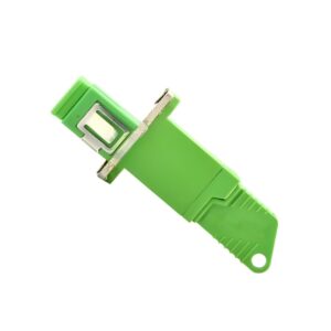 Adaptateur à Fibre Optique Câble Monomode Simplex E2000/APC Female à SC/APC Female, Lot de 1