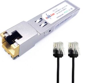 10Gb SFP+ en RJ45 pour Cisco et Freebox Ultra, 10Go SFP+ Module 10Gbase-T-30m avec Cat 6A Câble Réseau