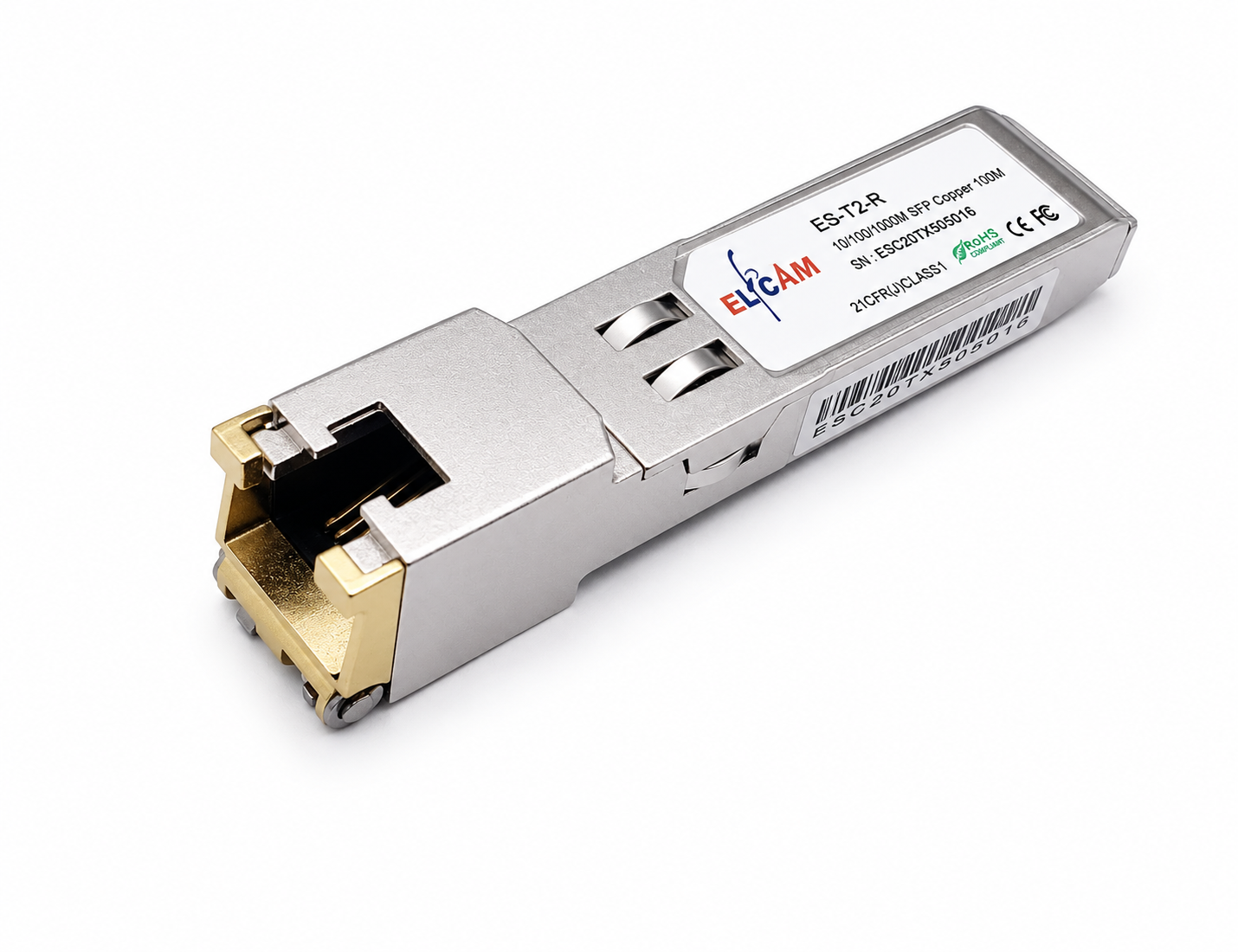 10/100/1000Base-T Multi-Rate 1.25Gb SFP RJ45 Copper Transceiver for Cisco SFP-10G-T-S, Ubiquiti UF-RJ45-10G, Netgear, D-Link, Mikrotik, Supermicro, TP-Link, Linksys, Huawei(Ref:2551)