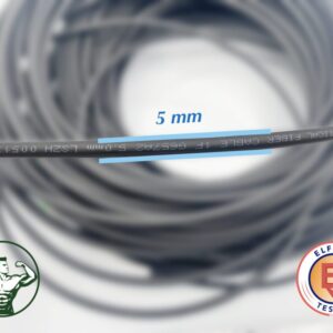 Elfcam® – Câble à fibre optique pour usage extérieur, LC/APC vers LC/APC OS2 Simplex, monomode, diamètre du câble 5,…