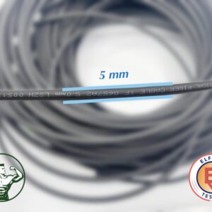 Elfcam® – Câble à Fibre Optique LC/UPC vers LC/UPC OM3 Duplex Multimode 50/125um G657A2 pour Extérieur et Intérieur …