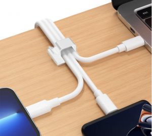 Elfcam® – Clips de Câble Adhésif pour Gestion de Câble Réseau Ethernet, Attache Fil et le Cordon dans la Maison ou l…