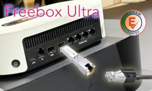 Elfcam® – Module SFP+ 10GBase-T RJ45 – Compatible Freebox Ultra / Delta, Cisco, Ubiquiti, Intel, HP – Transceiver Cu…