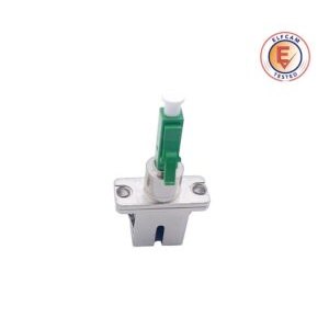 Elfcam® – Adaptateur à Fibre Optique Câble Monomode Simplex SC/APC Femelle à LC/APC Mâle, Lot de 1(REF:13846)