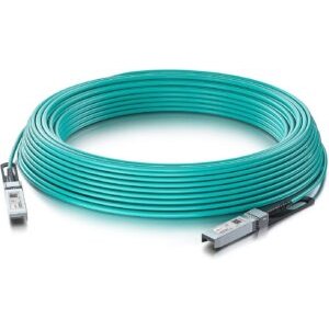Câble AOC 10Gbit/s, Câble Fibre Optique avec 2*10G Transceiver SFP+, compatible avec Freebox Ultra, Freebox Delta, Compati…
