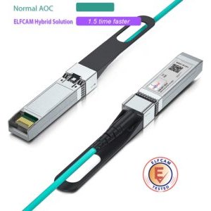 Câble AOC 10Gbit/s, Câble Fibre Optique avec 2*10G Transceiver SFP+, compatible avec Freebox Ultra, Freebox Delta, Compati…