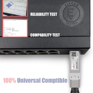 Câble AOC 10Gbit/s, Câble Fibre Optique avec 2*10G Transceiver SFP+, compatible avec Freebox Ultra, Freebox Delta, Compati…