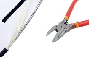 Elfcam® – Pince à Dénuder pour Fibre Optique en Acier Blindé, Fils électrique, Câble Solaire DC et Câble Réseau, Cis…