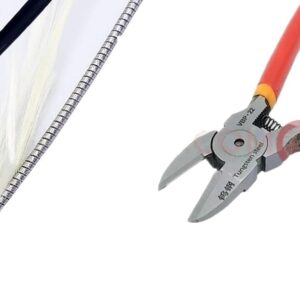 Elfcam® – Pince à Dénuder pour Fibre Optique en Acier Blindé, Fils électrique, Câble Solaire DC et Câble Réseau, Cis…