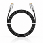 Cabo Ethernet Cat 6A, Ultra Slim, 10 Gbps, 32 AWG, UTP, diâmetro exterior de 2,8 mm, 500 MHz, cabo de ligação Cat 6A RJ45 fino de 10 Gb para centro de dados (Lote 1)