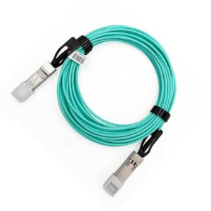 Elfcam® – Câble Fibre Optique 100Gbit/s OM3 QSFP28 à QSFP28 AOC Câble (Ref: 24965)