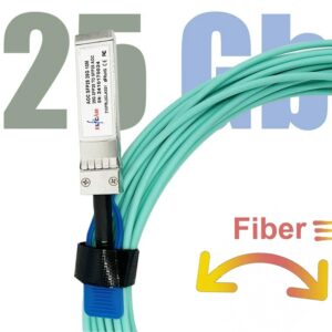 Elfcam® – Câble Fibre Optique 25Gbit/s OM3 SFP28 à SFP28 AOC Câble(REF:13657)