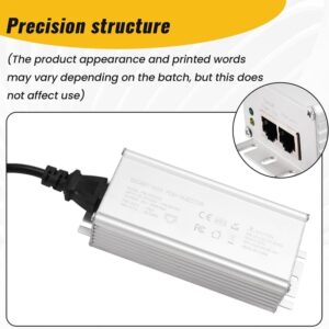 Elfcam – 150W PoE Injecteur 2,5Gb/1,25Gb pour Starlink Gen  3 / 4, Alliage d&rsquo;Aluminium pour Une Excellente Dis…