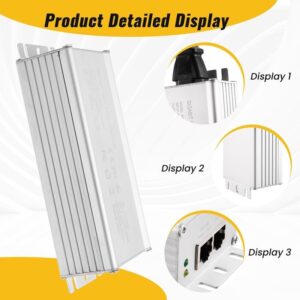 Elfcam – 150W PoE Injecteur 2,5Gb/1,25Gb pour Starlink Gen  3 / 4, Alliage d&rsquo;Aluminium pour Une Excellente Dis…