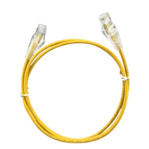 Câble Ethernet Cat 6A, Ultra Slim 10Gbps 28AWG UTP OD3,6mm 500MHz, 10Gb Thin RJ45 Cat6a Patch Cord pour Data Center (Lot20)