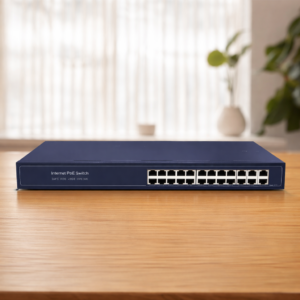 24 Ports PoE Ethernet Switch avec 2 Ports Uplink Gigabit Ethernet 10/100/1000Mbps, Plug & Play Non Géré, Métal Robuste ...