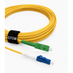 Elfcam® - Câble à Fibre Optique SC/APC à LC/UPC Monomode Simplex, 9/125 μm Jarretière Optique LSZH  (Ref:1181)
