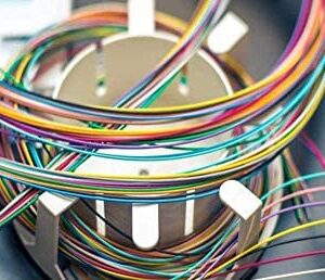 Pigtail à Fibre Optique à Code Couleur 12 Fibres LC/UPC Monomode sans Gaine (Ref:3287)