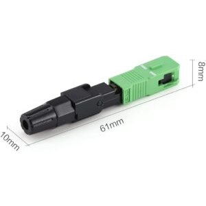 Connecteur Rapide Fibre Optique SC/APC Monomode Simplex (Ref:2395)