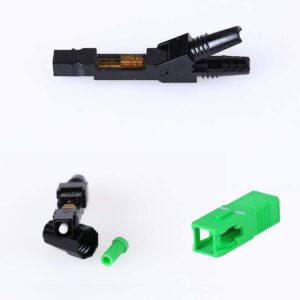 Connecteur Rapide Fibre Optique SC/APC Monomode Simplex (Ref:2395)