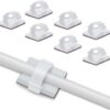 Elfcam® - Clips de Câble Adhésif Réglable pour Gestion de Câble à Fibre Optique (Ref:579)