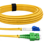 Cabo de fibra ótica SC/APC para LC/UPC OS2 Duplex (Ref.: 405)