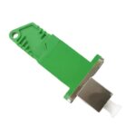 Adaptador de fibra ótica para cabo monomodo simplex E2000/APC fêmea para LC/APC fêmea, lote de 1