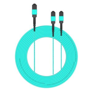 MPO 16 Fibres vers 2x MPO 8 Fibres Multimode OS2/OM3OM4 ,Polarité de Type B LSZH ,Disponible pour 40G/100G/200G/400G/800G...