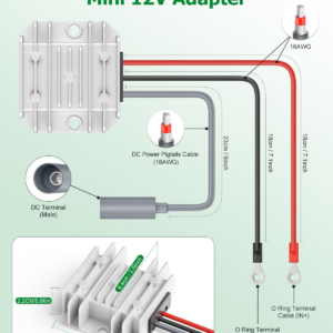 Adaptateur 12V pour Starlink Mini, Convertisseur DC Step Up 12V vers 30V 3,5A, Câble d&rsquo;alimentation intelligent Boos…