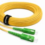 Fiber Optic Cable SC/APC to SC/APC OS2 Simplex Yellow (Ref:11)