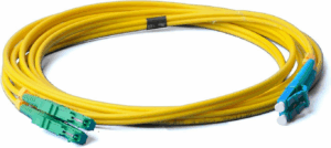 Elfcam – Câble à Fibre Optique E2000/APC à LC/UPC,Monomode Duplex, Jarretière Optique 9/125μm OS2 2.0mm G652D LSZH, …