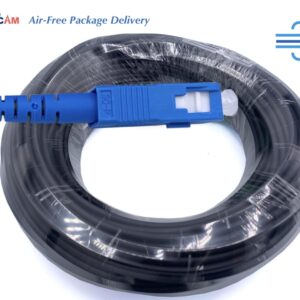 Elfcam® – Cordon Fibre Optique pour Extérieur SC/UPC vers SC/UPC OS2 Simplex Monomode Diamètre de câble 5,0mm(REF:13…